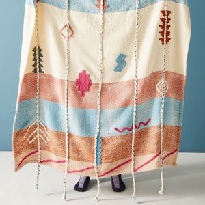 Anthropologie Woven Palo Alto Throw Blanket